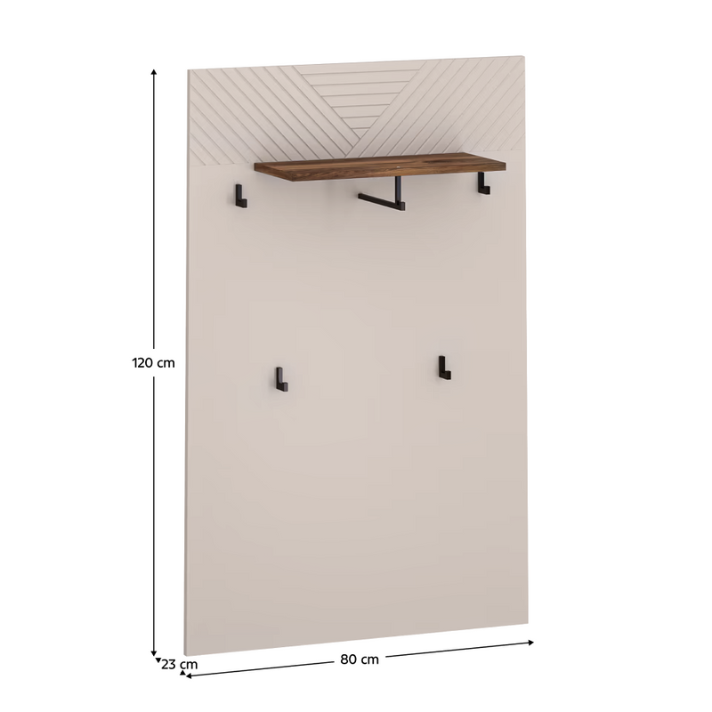 Akasztópanel 80, kasmír/castello tölgy, EYCO