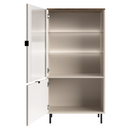 Alacsony vitrin, kasmír/castello tölgy, EYCO 1D1W