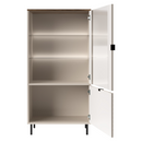 Alacsony vitrin, kasmír/castello tölgy, EYCO 1D1W