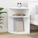 vidaXL Végasztal Fehér 39,7 x 39,7 x 60 cm Faanyag