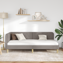 vidaXL Sarokágy keret Tópszínű 90 x 190 cm szövet