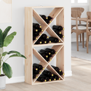 vidaXL Borágas 2 pcs Természetes 62 x 25 x 62 cm Tömör fenyőfa
