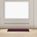 vidaXL Ajtószőnyeg Bordó 60 x 40 x 1.2 cm Mackófleece