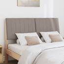 vidaXL Kárpitozott fejtámla Tópszínű 135 cm Tömör fenyőfa