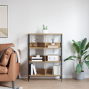 vidaXL Könyvespolc Artisan tölgy 82 x 32 x 112 cm Faanyag