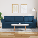 vidaXL Kanapé Kék 245 x 82 x 80 cm szövet