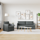 vidaXL Kanapé Szett 2 pcs Sötétszürke 196 x 82 x 85 cm Szövet
