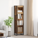 vidaXL Könyvespolc Öreg fa 40 x 30 x 155 cm Faanyag