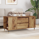 vidaXL Dohányzóasztal fiókkal Öreg fa 102 x 44,5 x 50 cm Faanyag