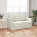 vidaXL Kanapéágy Krém 124 x 71 x 78 cm Bársony