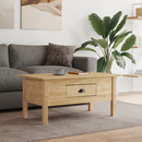 vidaXL Dohányzóasztal BODO Méz barna 100 x 55 x 45,8 cm Faanyag