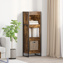 vidaXL Könyvespolc Füstös tölgy 40 x 30 x 121 cm Faanyag