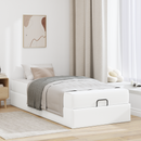 vidaXL Ágykeret matraccal Egyéb 2 pcs Fehér PVC