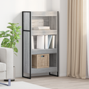vidaXL Könyvespolc Szürke Sonoma 60 x 30 x 121 cm Faanyag