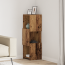 vidaXL Sarokszekrény Öreg fa 30,5x30x95cm Faanyag