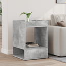 vidaXL Végasztal Beton Szürke 40 x 40 x 56 cm Faanyag