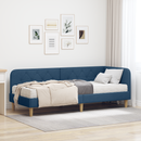 vidaXL Sarokágy keret Kék 80 x 200 cm szövet