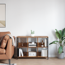 vidaXL Könyvespolc Öreg fa 102 x 32 x 72,5 cm Faanyag