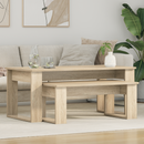 vidaXL Kávasztal Szett 2 pcs Sonoma tölgy Faanyag