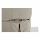 Sarokülőgarnitúra, szürke-bézs taupe, balos, FABIA