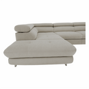 Sarokülőgarnitúra, szürke-bézs taupe, balos, FABIA