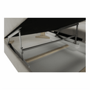 Sarokülőgarnitúra, szürke-bézs taupe, balos, FABIA