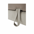 Sarokülőgarnitúra, szürke-bézs taupe, balos, FABIA