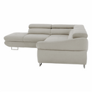 Sarokülőgarnitúra, szürke-bézs taupe, balos, FABIA