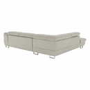 Sarokülőgarnitúra, szürke-bézs taupe, balos, FABIA