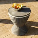 Kerti hűtőasztal, szürke, FABIR