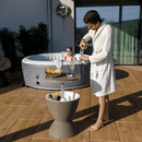 Kerti hűtőasztal, szürke, FABIR