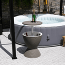 Kerti hűtőasztal, szürke, FABIR