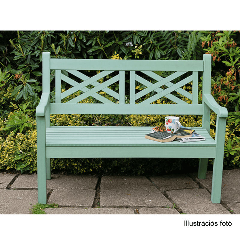 Fából készült kerti pad, neo mint, 124 cm, FABLA