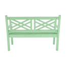 Fából készült kerti pad, neo mint, 124 cm, FABLA