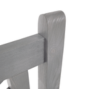 Fából készült kerti pad, szürke, 150 cm, FABLA