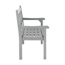 Fából készült kerti pad, szürke, 150 cm, FABLA