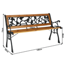 Kerti pad, fekete/természetes, FAIZA