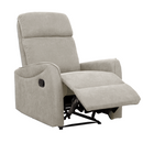 Ülőgarnitúra 3+2+1, szürkésbarna Taupe szövet, FASAN