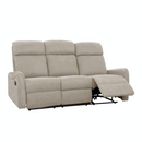 Ülőgarnitúra 3+2+1, szürkésbarna Taupe szövet, FASAN