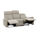 Ülőgarnitúra 3+2+1, szürkésbarna Taupe szövet, FASAN