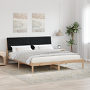 vidaXL Ágykeret fejtámlával Barna 180 x 200 cm Tömör fenyőfa
