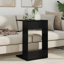 vidaXL Oldal asztal Fekete tölgy 40 x 38 x 62,5 cm Faanyag