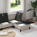 vidaXL Nappali bútor szett 4 pcs Zabpehely Szövet