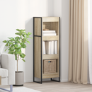 vidaXL Könyvespolc Sonoma 40 x 30 x 121 cm Faanyag