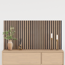 vidaXL Fali panelek 2 pcs Barna 60,5 x 60 cm