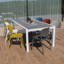 Rakásolható szék, fehér, FEDRA NEW