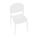 Rakásolható szék, fehér, FEDRA NEW