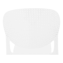 Rakásolható szék, fehér, FEDRA NEW