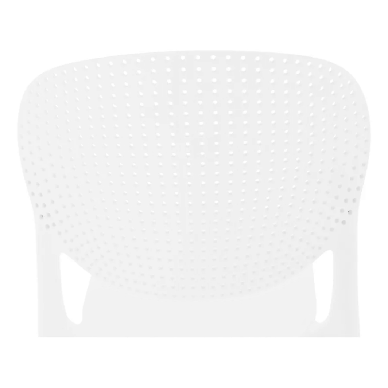 Rakásolható szék, fehér, FEDRA NEW