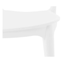 Rakásolható szék, fehér, FEDRA NEW